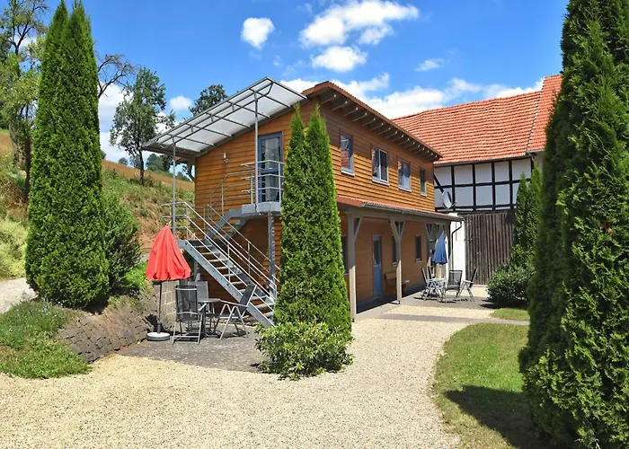 Farm Situated Next To The Kellerwald-edersee National Park With A Sunbathing Lawn דירה