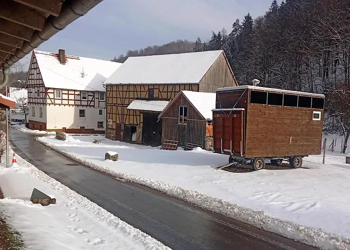 Daire Farm Situated Next To The Kellerwald-edersee National Park With A Sunbathing Lawn *